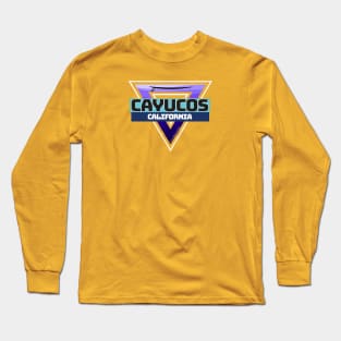 Cayucos Central Coast -California Surf Breaks Long Sleeve T-Shirt